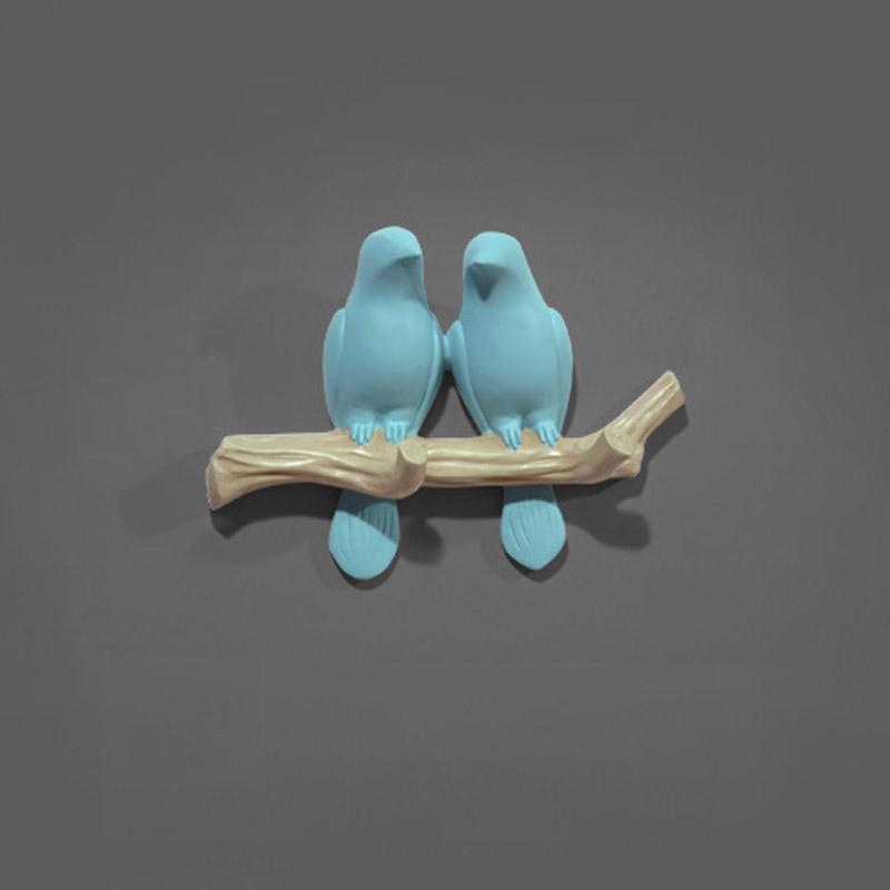 Liora Resin Wall Hook, Bird Branch Design for Coats & Scarves