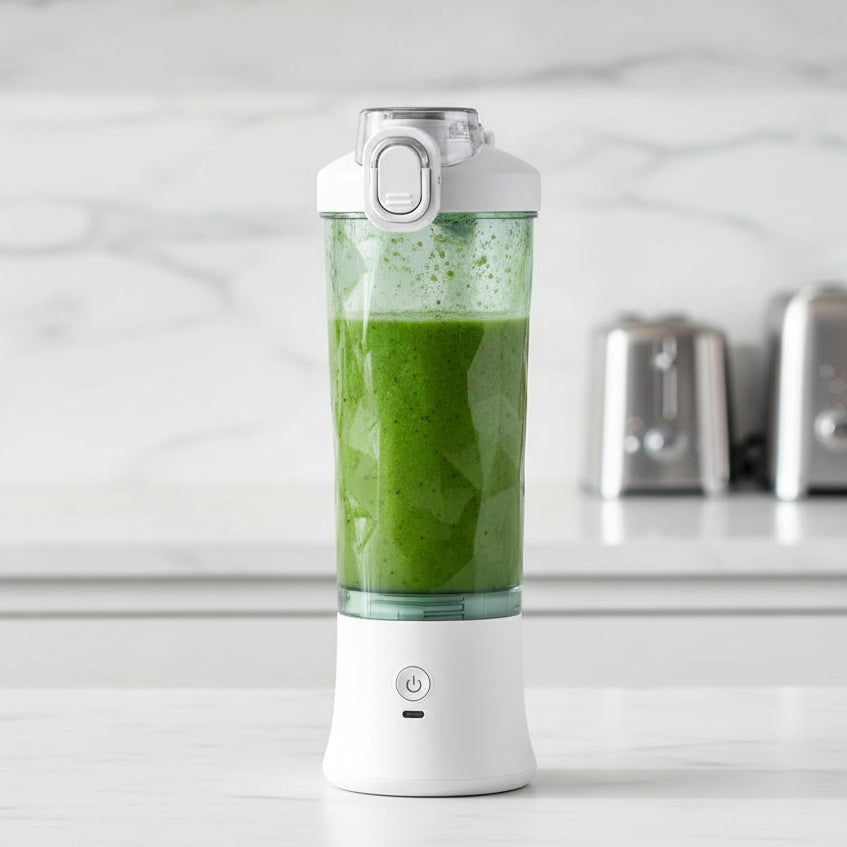 Licuadora portátil para batidos con batería de 4000 mAh y capacidad de 600 ml - Fioriscas
