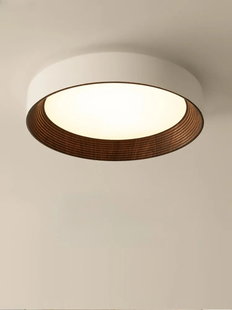 Lámpara de techo redonda Aurea Lux, pantalla acrílica, 3 temperaturas de color