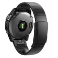 Pasek do zegarka z tytanowym powłoką DLC do serii Garmin Fenix, z magnetycznym zapięciem Kireya