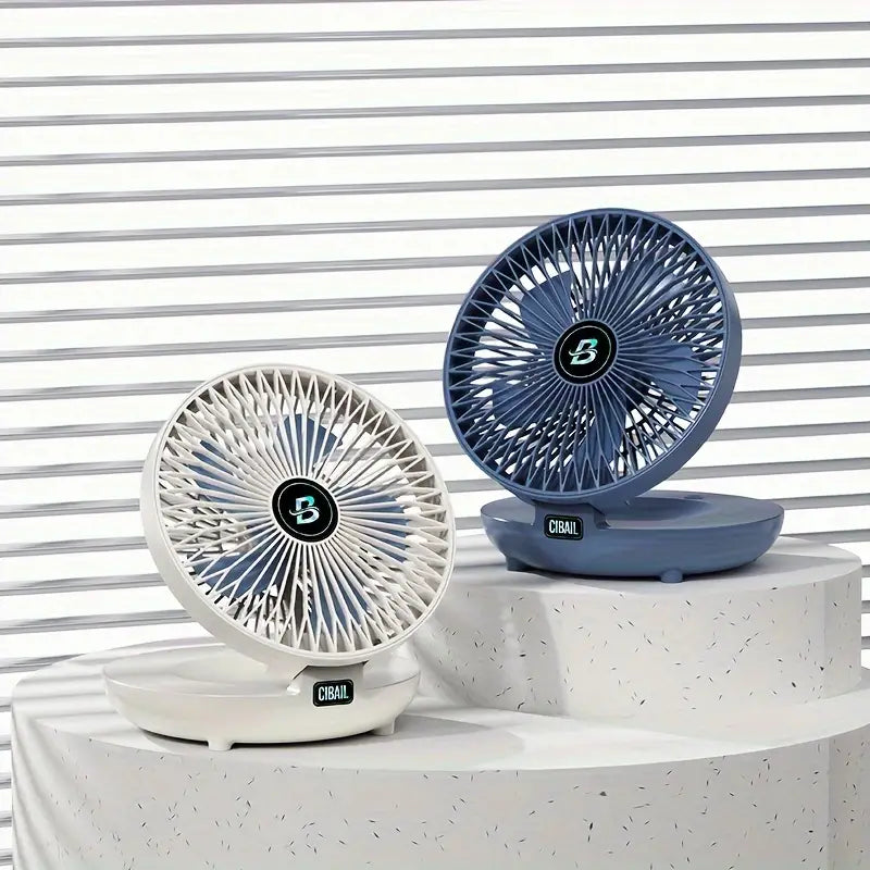 Ventilador USB plegable de pared, refrigeración personal ultrasilenciosa
