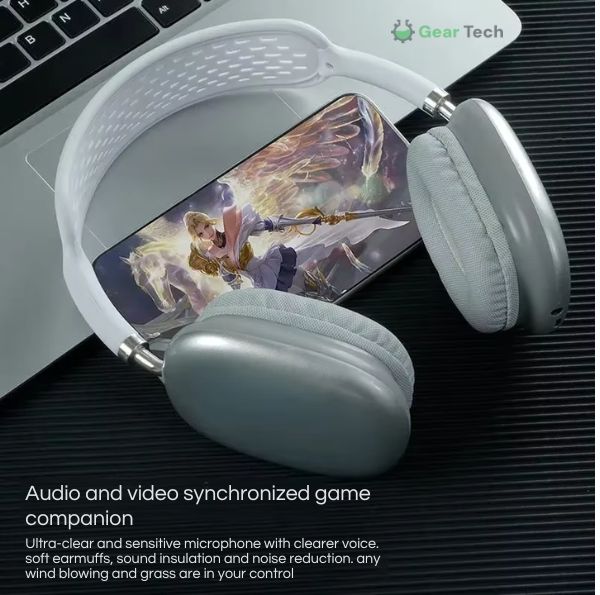 Over-Ear-Bluetooth-Kopfhörer mit Geräuschunterdrückung, Solara Pro, 40 Stunden Akkulaufzeit