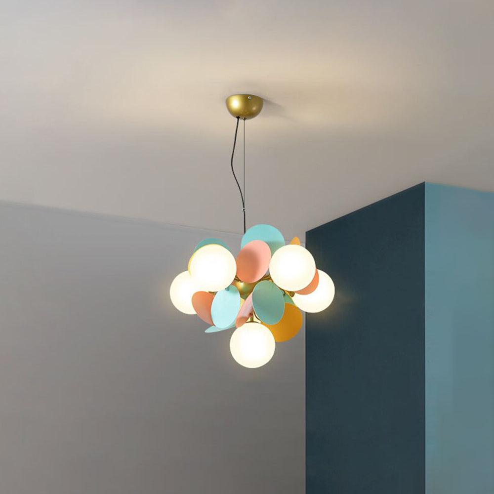 מנורת תלייה מאקריליק AstraLumen, תאורת LED זוהרת לחדרים מודרניים