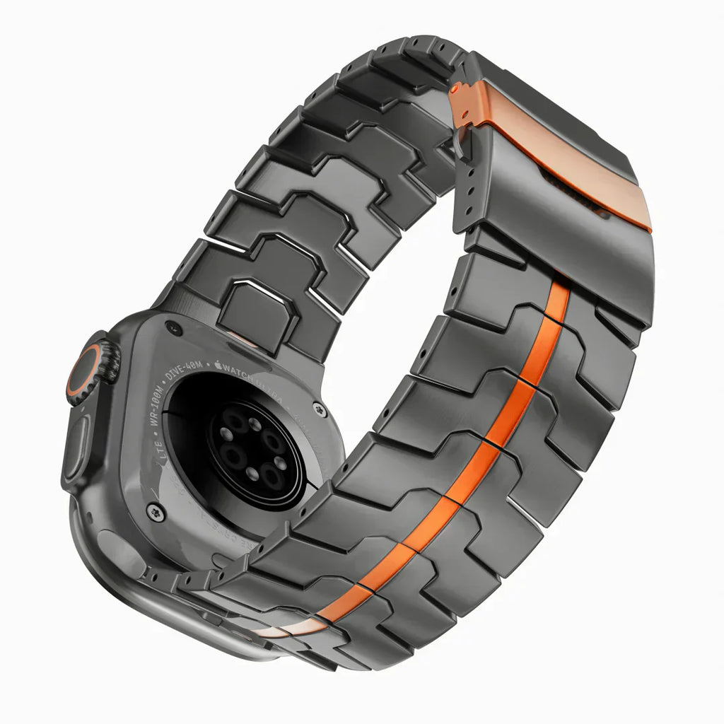 Titanový řemínek Apple Watch, Aurex titan třídy 2, lehký 62 g