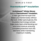 Windproof Thermal Touchscreen Gloves for Golf and Cycling