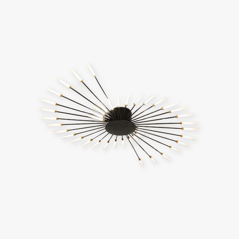 Asterra Albina Metal & Acrylic Flush Ceiling Light, 12W to 42W LED