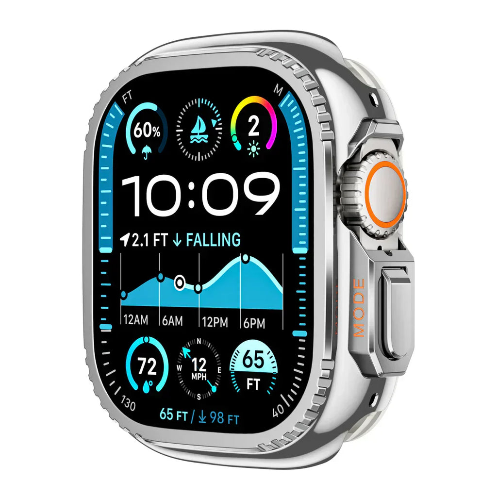 Apple Watch Case in Aluminum, AeroGuard Rugged Protective Shell