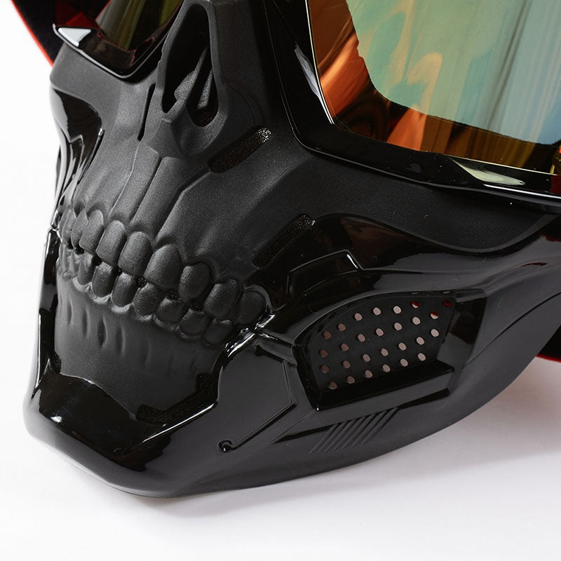 SpectraRider Motorcycle Goggles, Impact-Resistant PC Lens, Removable Mask
