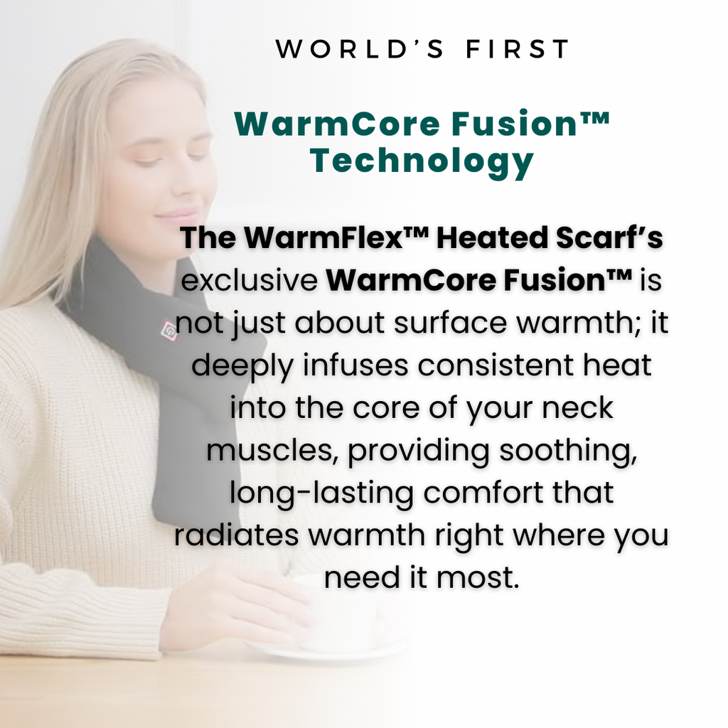 Calentador de cuello USB ThermaLuxe para los desplazamientos invernales en el frío