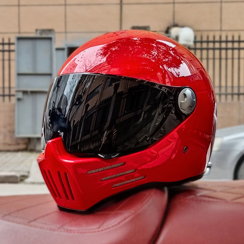 Integrální motocyklová helma NovaRide, tmavé hledí, certifikace DOT a ECE
