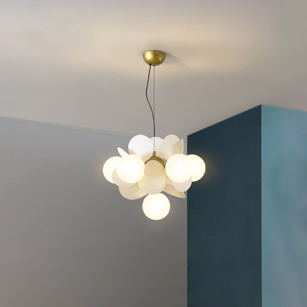 מנורת תלייה מאקריליק AstraLumen, תאורת LED זוהרת לחדרים מודרניים