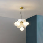 מנורת תלייה מאקריליק AstraLumen, תאורת LED זוהרת לחדרים מודרניים