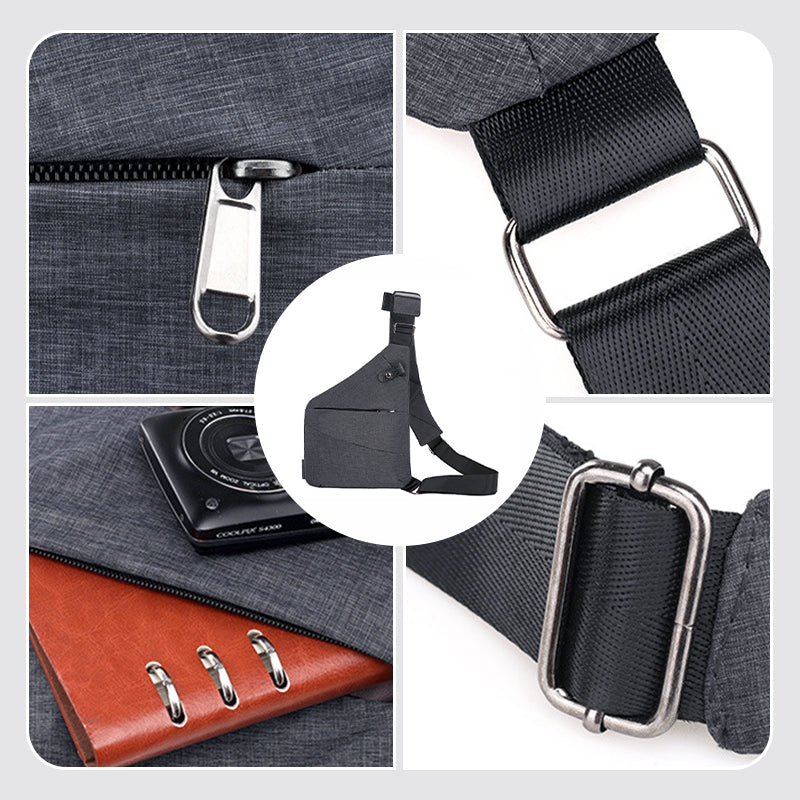 NovaGuard Anti-Theft Sling Bag with Adjustable Crossbody Strap