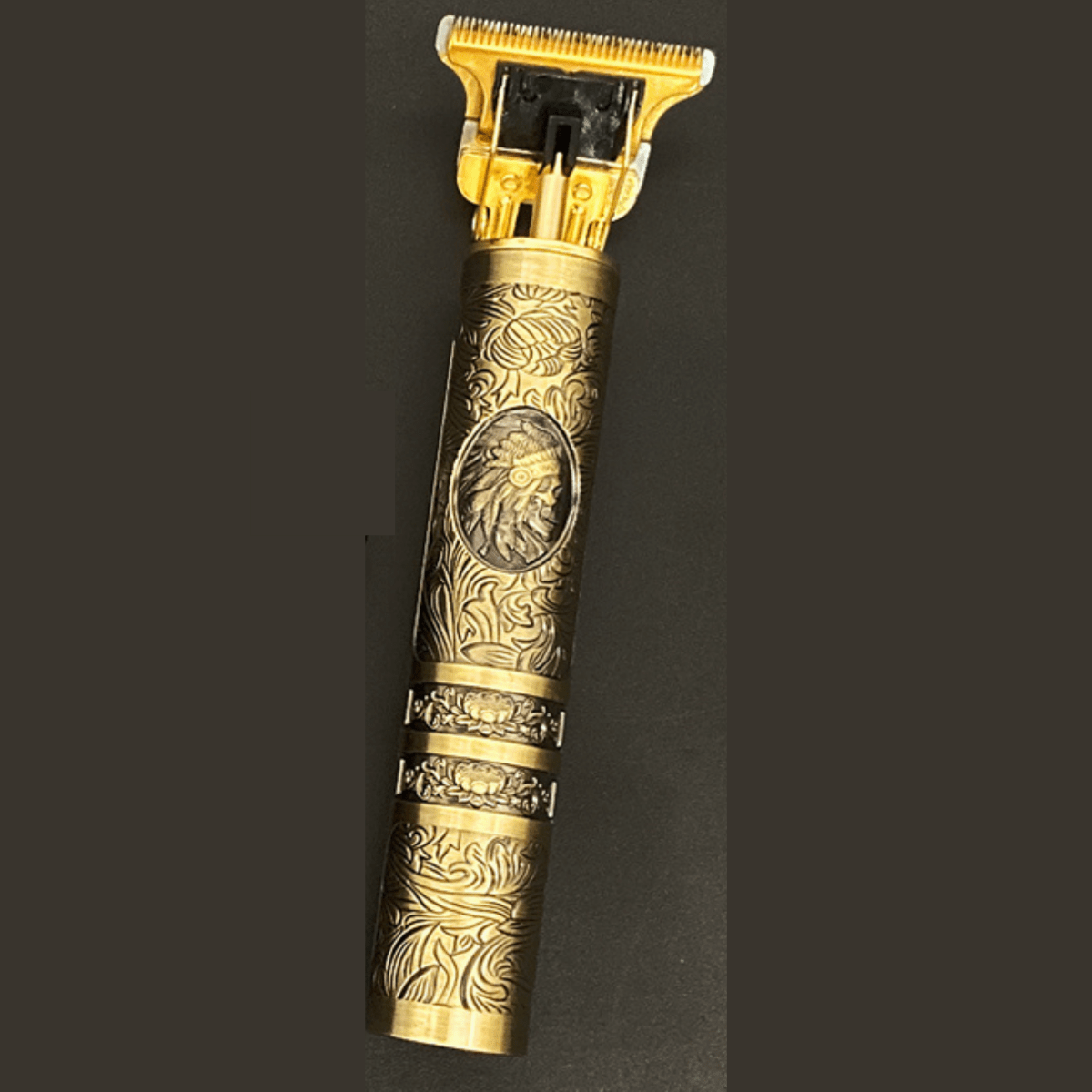 Rasoio vintage per barba con batteria e taglio di precisione per barba e capelli - Fioriscas