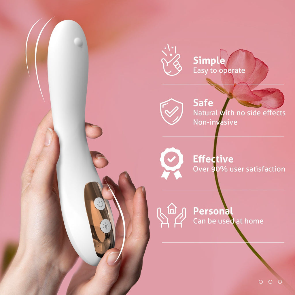 Wellnessgerät für Frauen mit Rotlicht, Wärme und acht Intensitätsstufen