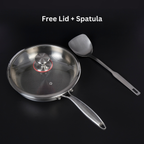 Titanium-Bratpfanne mit beschichtungsfreier Antihaftoberfläche, 11 Zoll