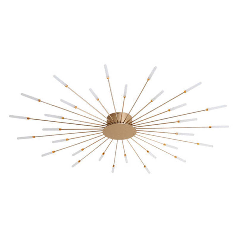 Asterra Albina Metal & Acrylic Flush Ceiling Light, 12W to 42W LED