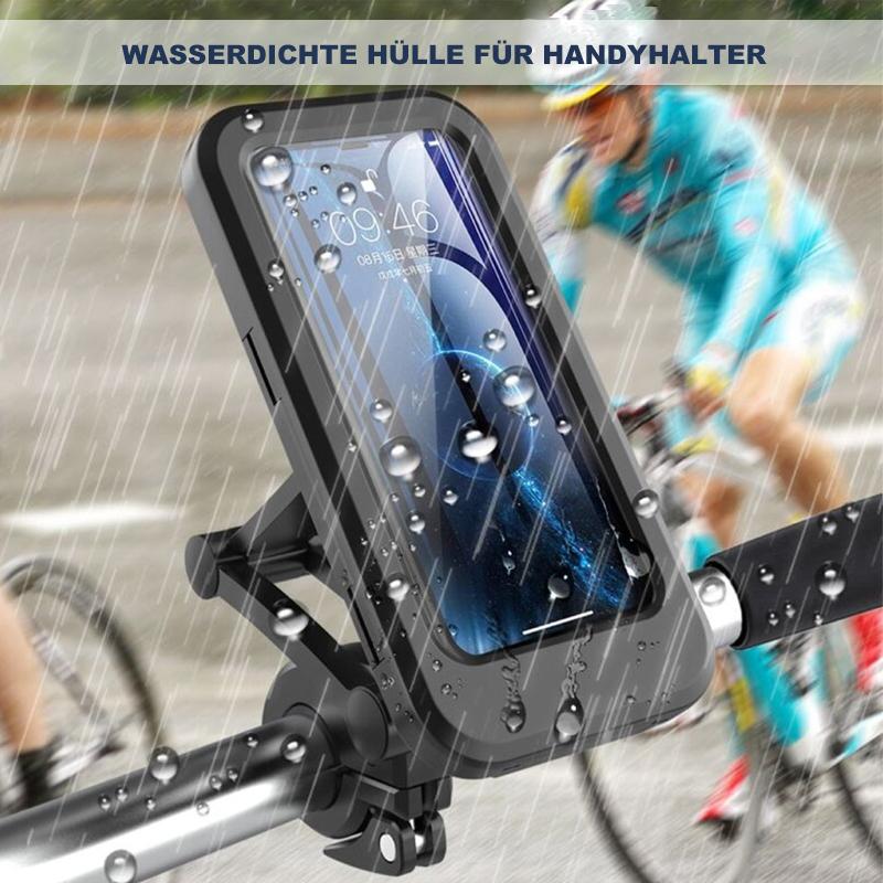 NovaTrail-cykeltelefonholder med vandtæt etui og 15 W trådløs powerbank