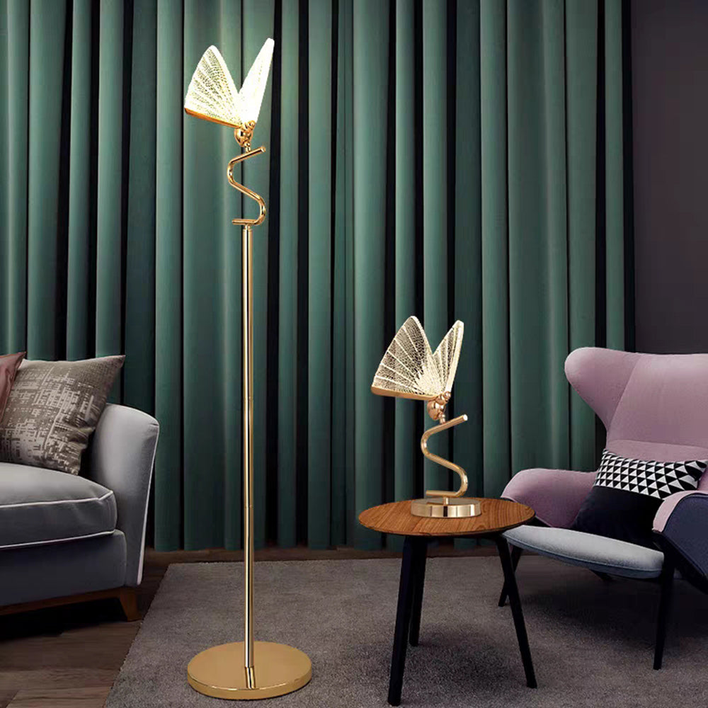 Modern Butterfly Chandelier Table & Floor Lamp, 4 Styles | Fioriscas