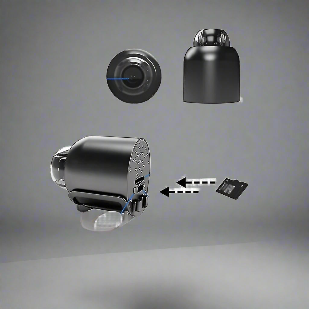 Kabellose Sicherheitskamera, LumaNova Nano 1080p HD mit bohrfreier Halterung