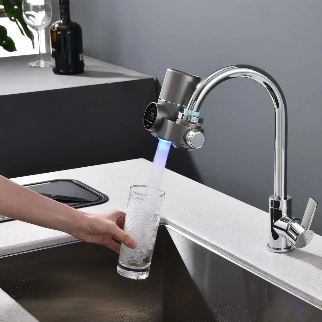 ClearView Faucet Water Filter With LED Display For Kitchen Tap Water