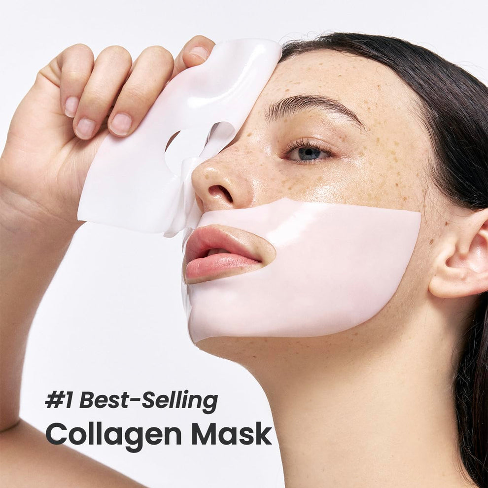 Máscara facial hidratante de biocolagénio da NysaGlow, reforço de luminosidade durante a noite