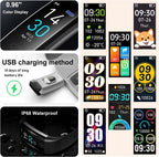 Wasserdichte Luma-Smartwatch mit Herzfrequenz- und Blutdruckmessung