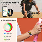 Wasserdichte Luma-Smartwatch mit Herzfrequenz- und Blutdruckmessung