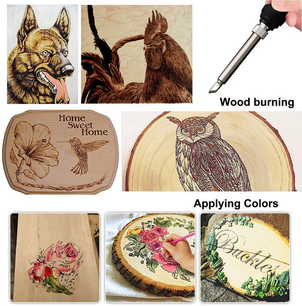 Kit de bolígrafo ajustable EmberArt para pirograbado y quemado de madera