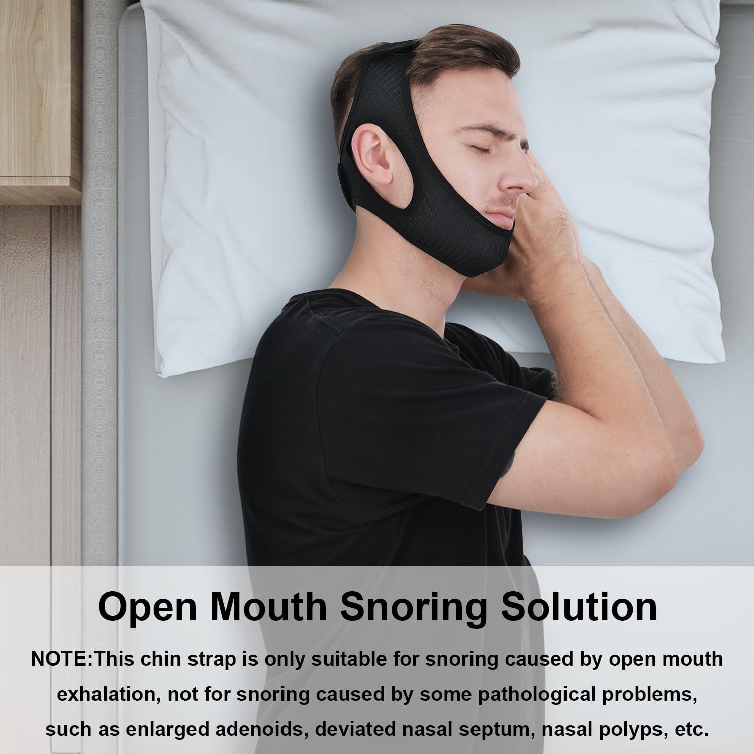Sangle de menton anti-ronflement SomniSeal pour un confort nocturne