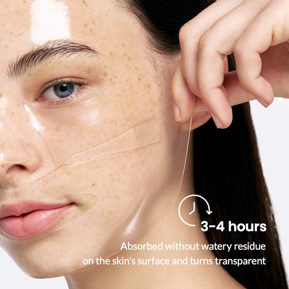 Máscara facial hidratante de biocolagénio da NysaGlow, reforço de luminosidade durante a noite