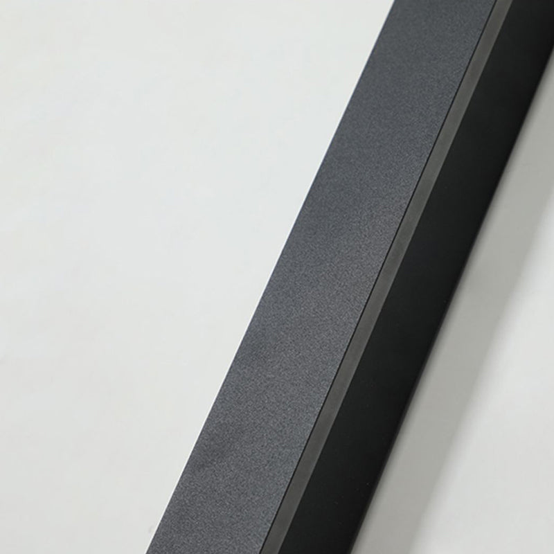 Elegante aplique de parede preto, luz LED Nyx para paredes exteriores