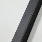 Elegante aplique de parede preto, luz LED Nyx para paredes exteriores
