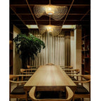 Nokari Rattan Pendant Light, Boho Japanese-Inspired Warm Glow