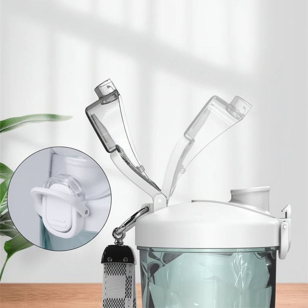 Licuadora portátil para batidos con batería de 4000 mAh y capacidad de 600 ml - Fioriscas