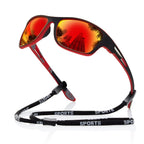 Gafas de sol polarizadas envolventes con protección UV400 para hombre
