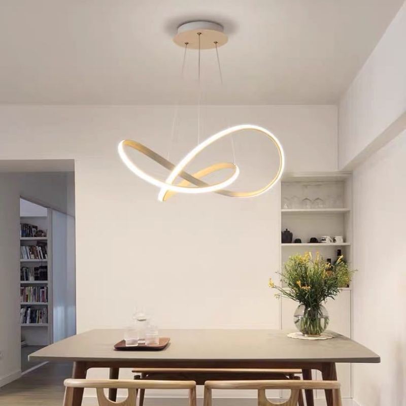Arisha Modern Led Pendant Light, Black/White, Living Room/Bedroom | Fioriscas