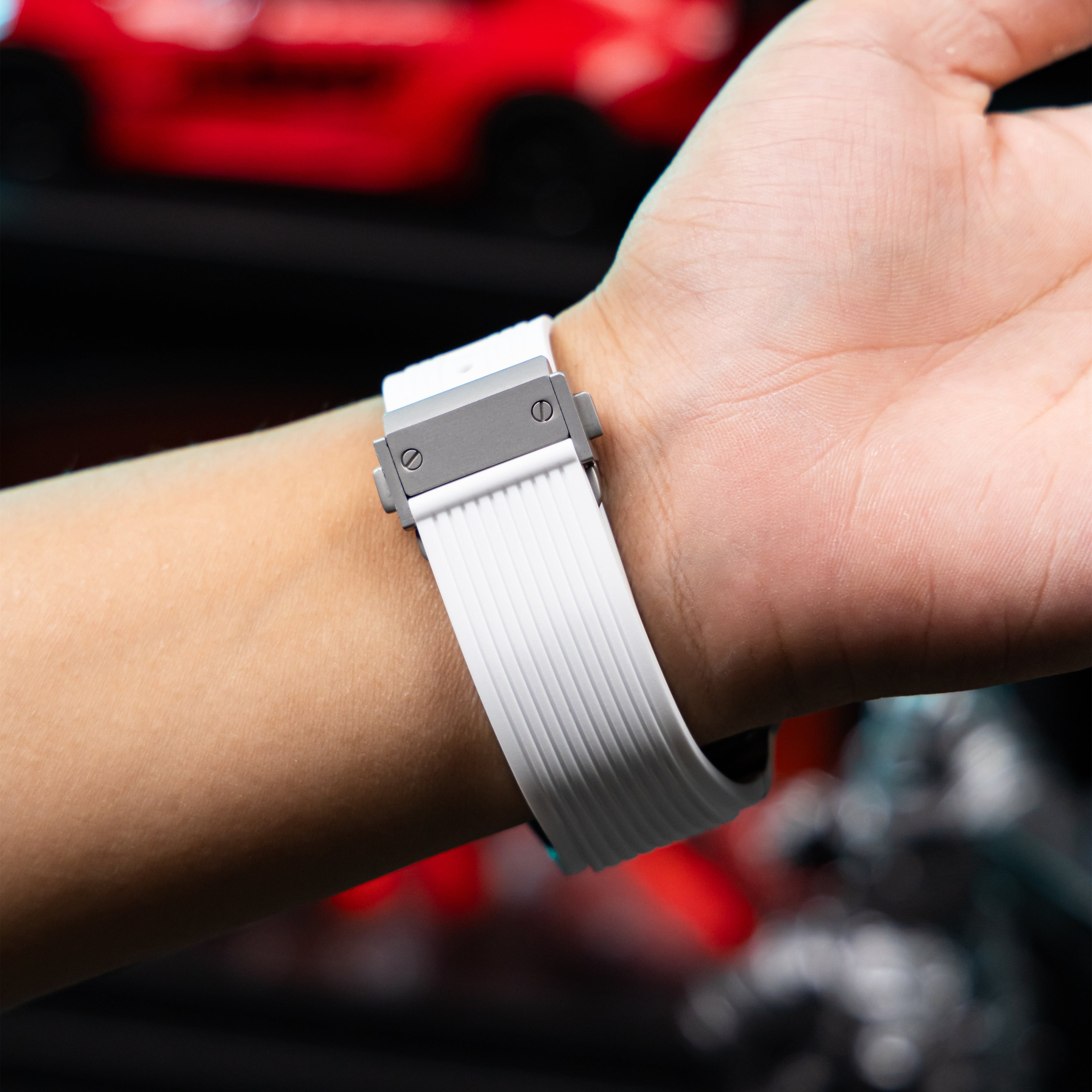Samsung Watch Ultra silikonerem, Mavero formtilpasset pasform, foldespænde