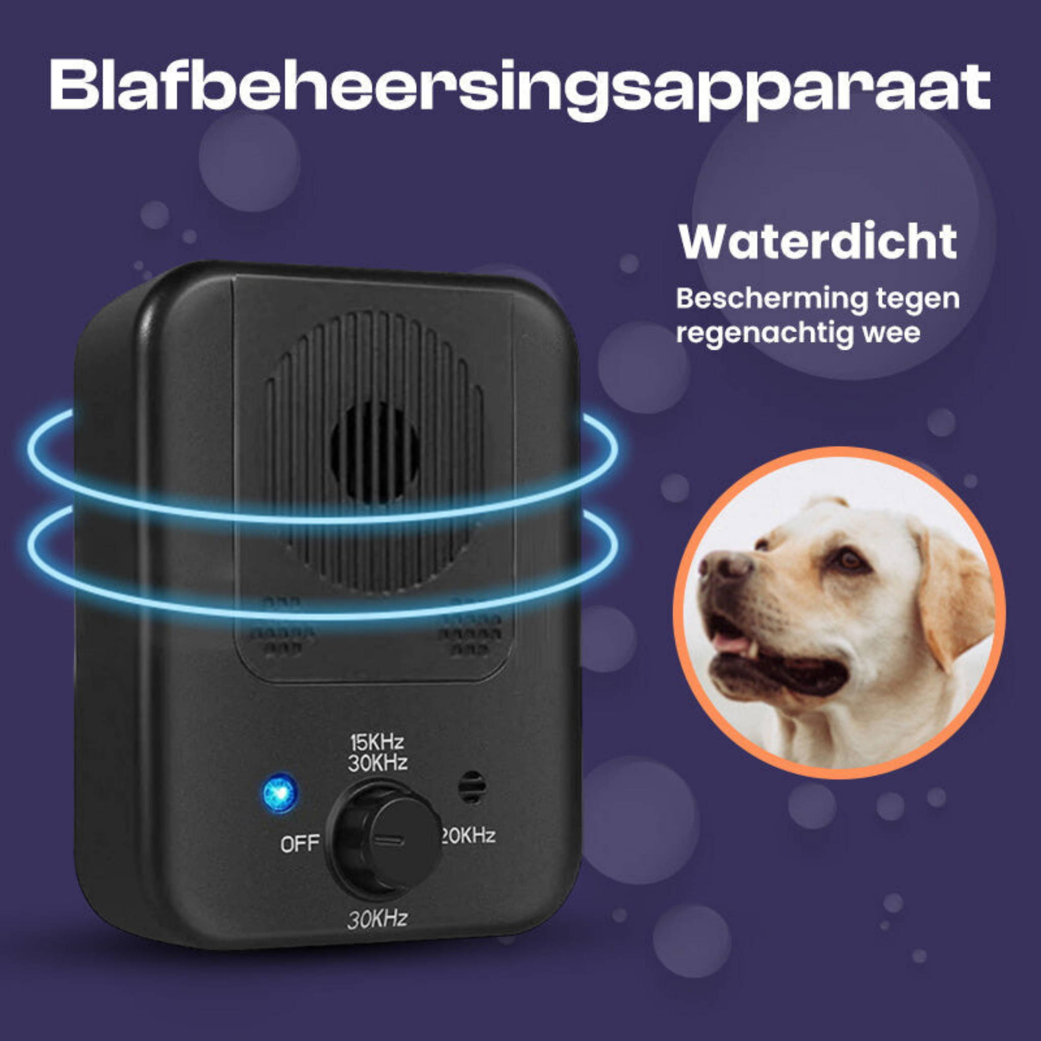 Dispositivo ultrassónico portátil para impedir o ladrar, para treinar cães em casa e nos passeios