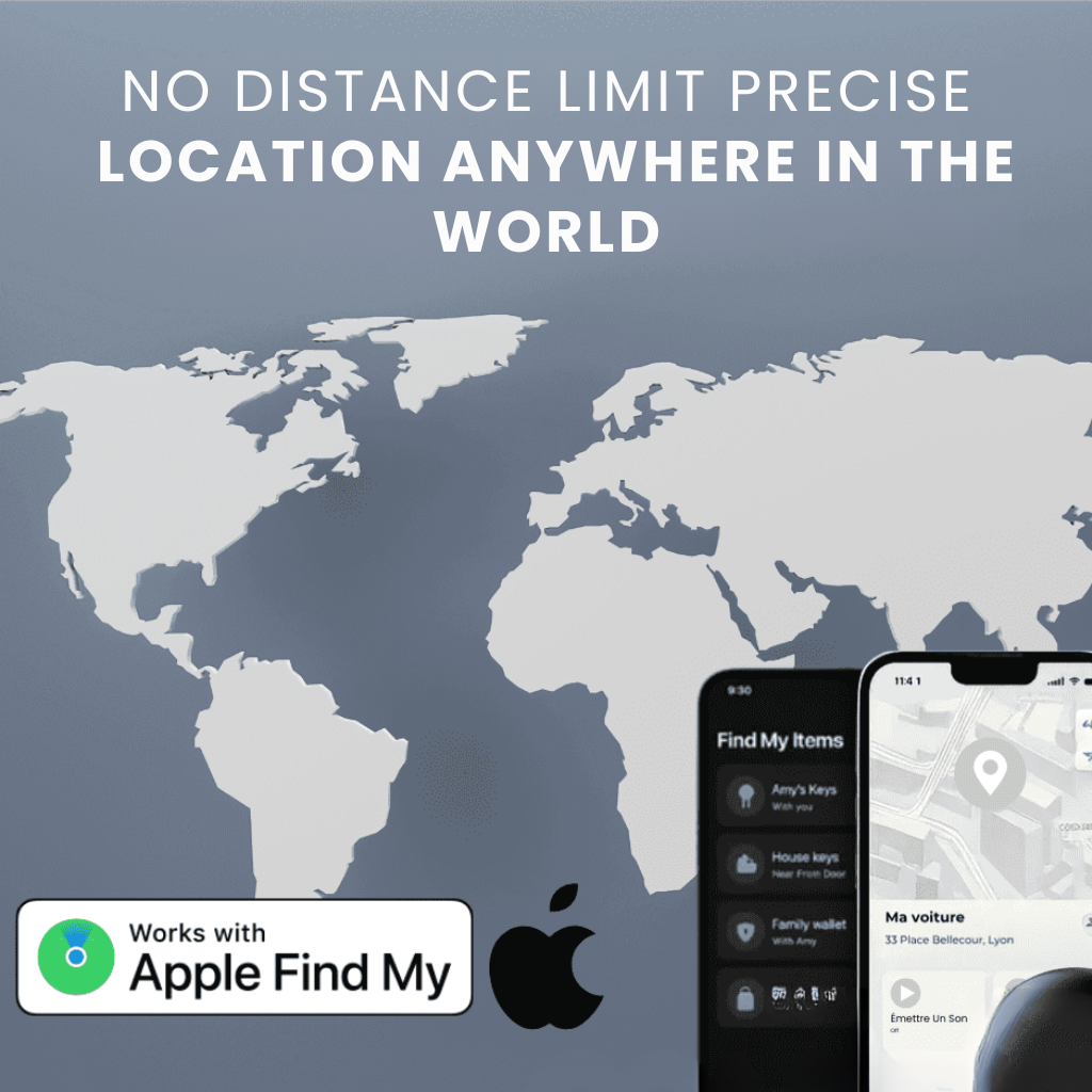 Localizador GPS TrackSure em tempo real para iOS e Android, sem taxas de subscrição