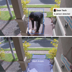 Cameră video pentru sonerie de ușă wirelessă NovaGuard 1080p, fără abonament
