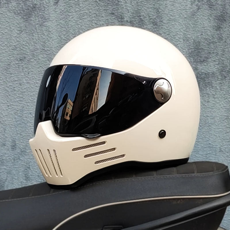 Integrální motocyklová helma NovaRide, tmavé hledí, certifikace DOT a ECE