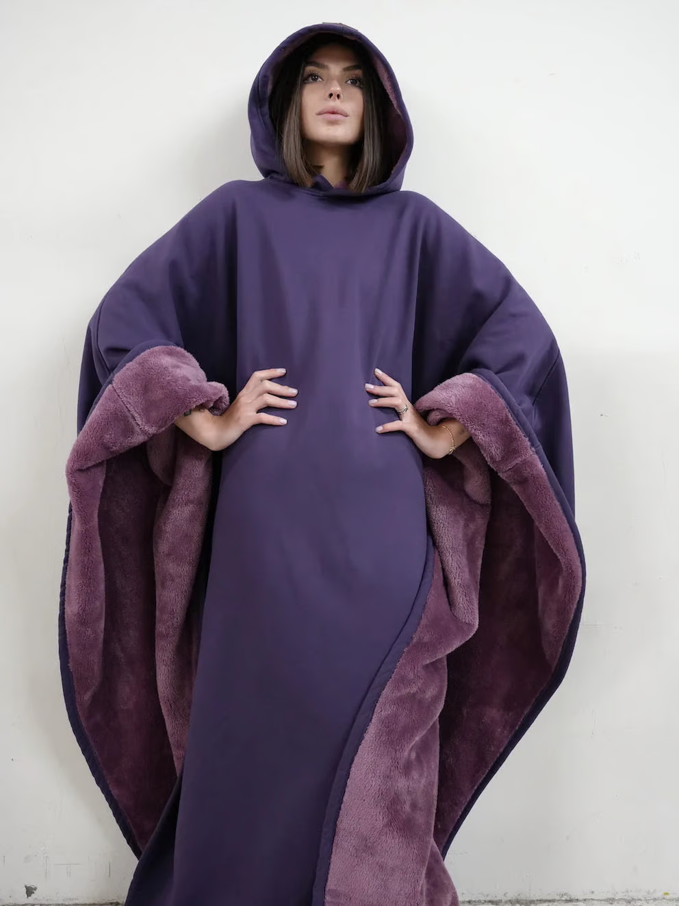 Camisola com capuz ponderada ArcticFlare NovaWeave, conforto calmante em polar