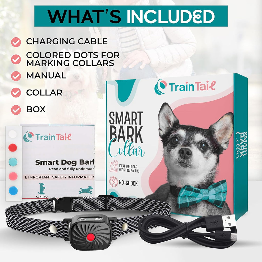 CalmPaw BarkGuard Adjustable Bark Deterrent Collar, Small Breed Dogs