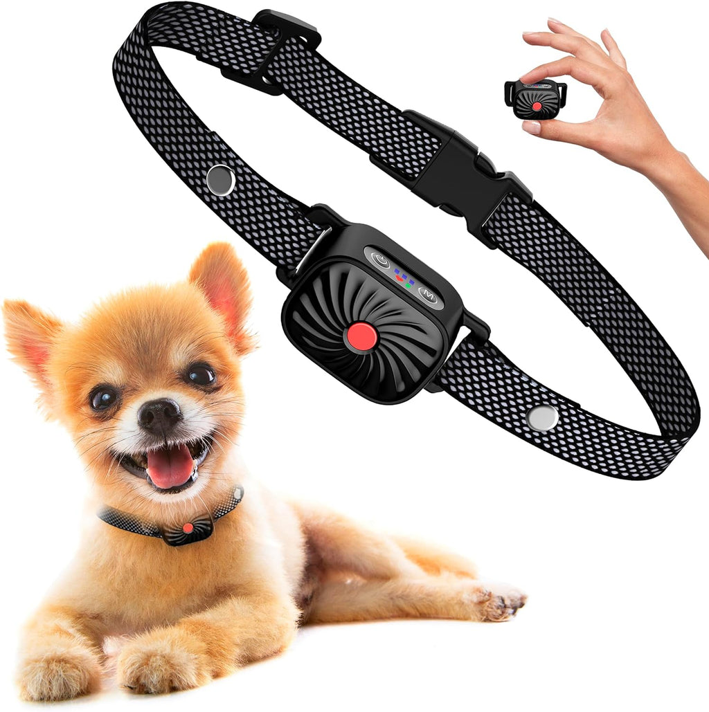 CalmPaw BarkGuard Adjustable Bark Deterrent Collar, Small Breed Dogs