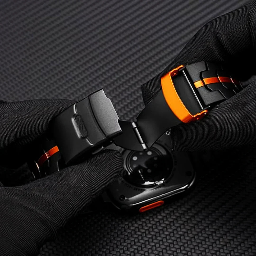 Titanový řemínek Apple Watch, Aurex titan třídy 2, lehký 62 g