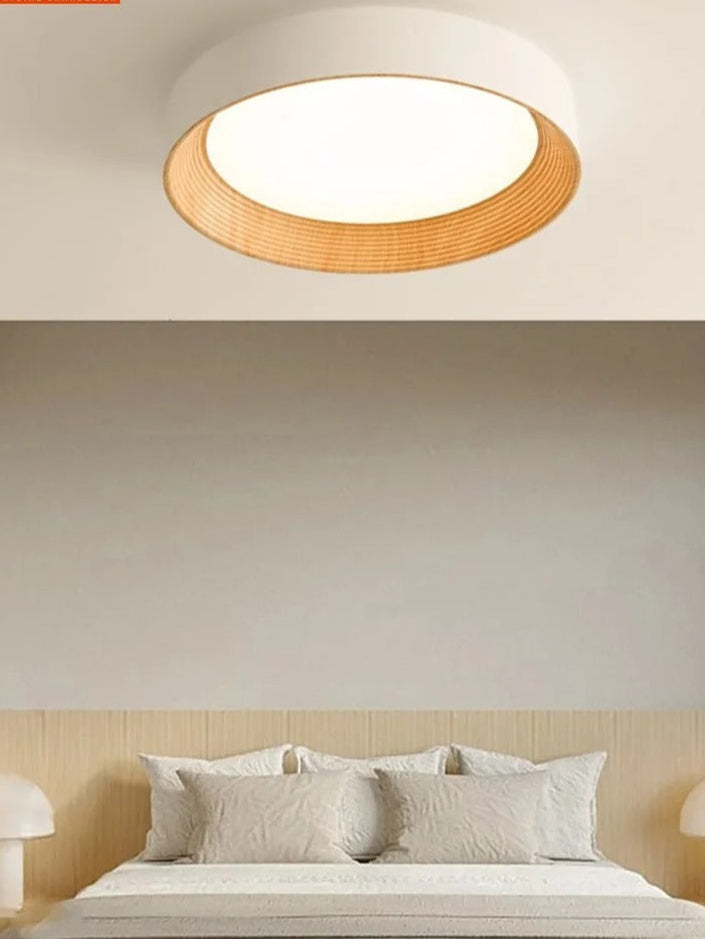 Lámpara de techo redonda Aurea Lux, pantalla acrílica, 3 temperaturas de color