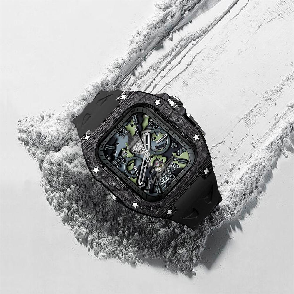 Novex Apple Watch Ultra Case, Titanium & Carbon Fiber Build