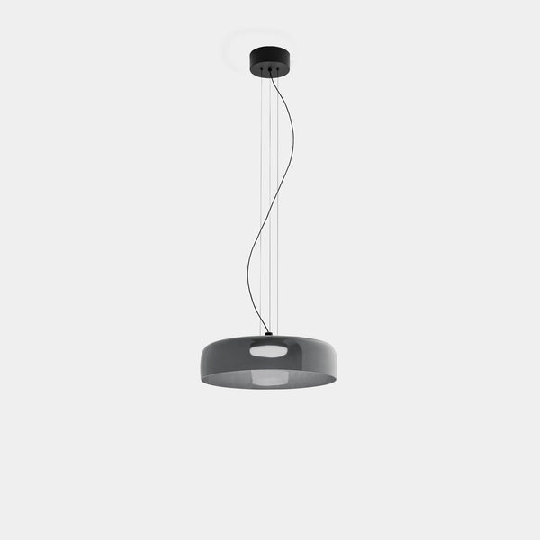 FjordLumen Glass Pendant Light, Warm LED Glow, Multi-Tier Design