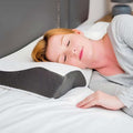 Oreiller ergonomique NexaRest en mousse à mémoire de forme pour soutenir le cou et la colonne vertébrale